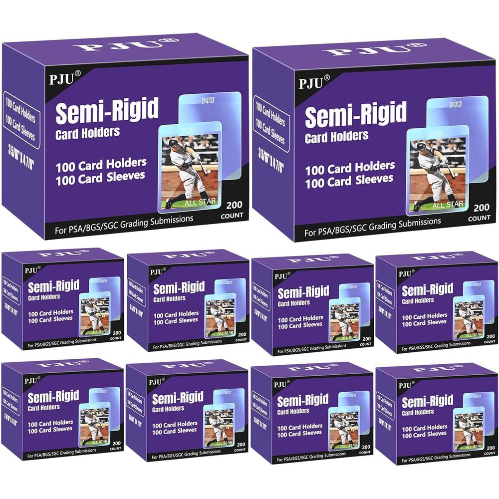 PJU 1000ct Semi-Rigid Holders + 1000 Soft Sleeves